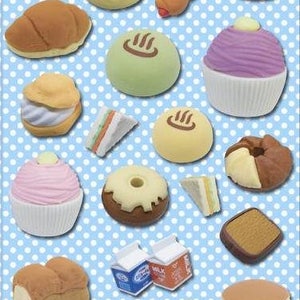 Stickers pâtisserie 26 items mousse