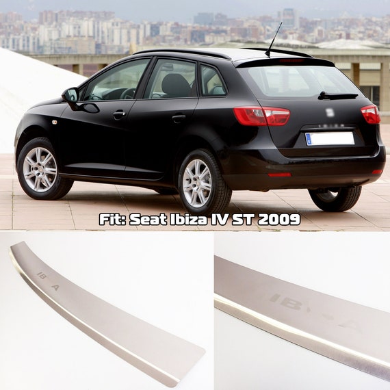 For Nissan Leaf 2017-2019 Stainless Outer Rear Bumper Protect Guard Cover Trim