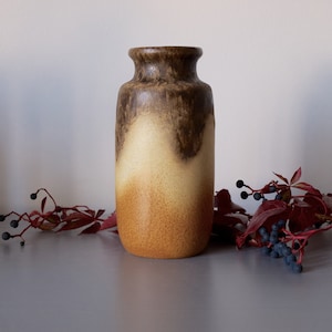 Vintage West Germany Scheurich vase // Fat Lava // Earth tones // 213/20