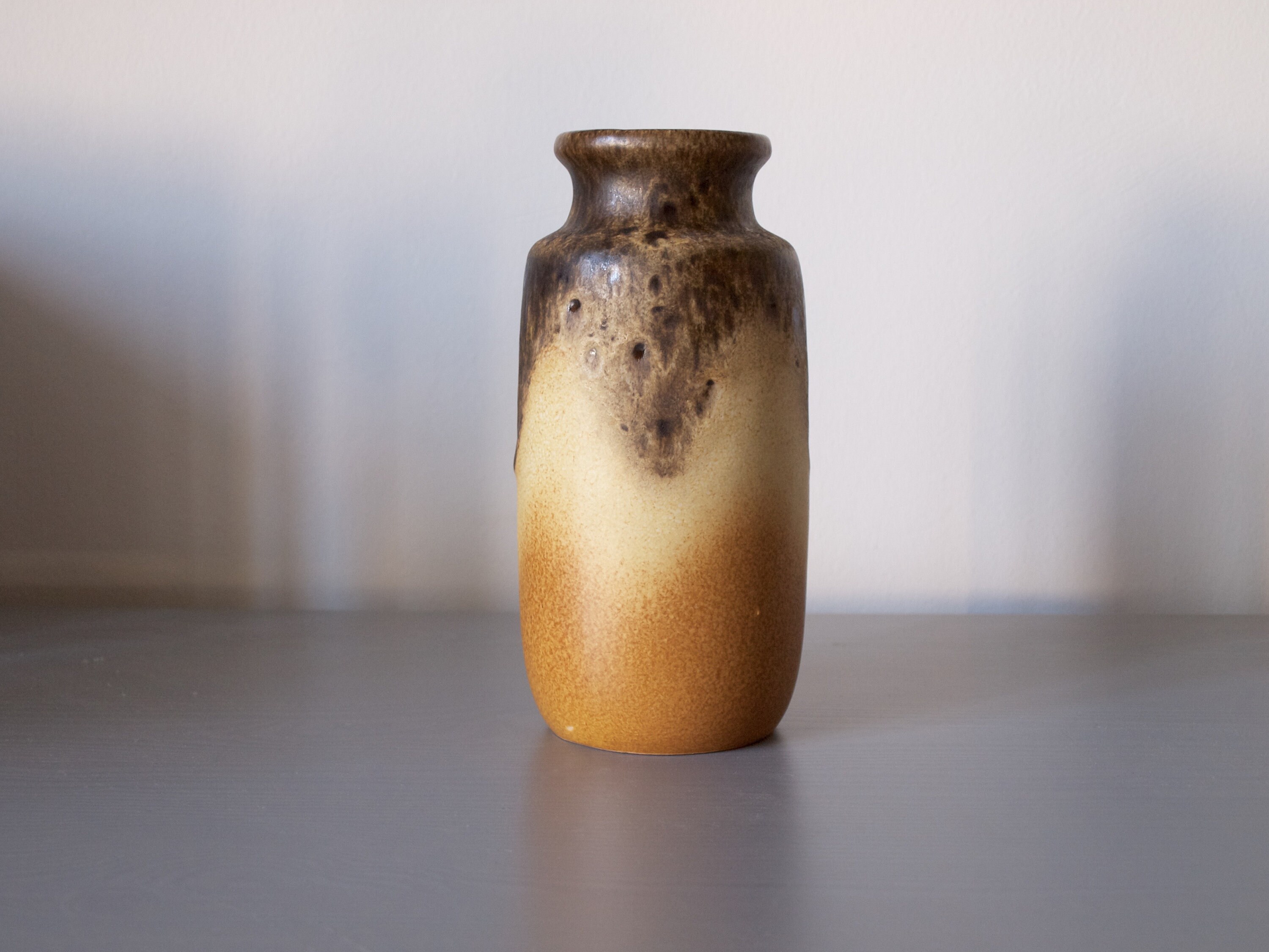 Vintage West Germany Scheurich Vase // Fat Lava // Earth