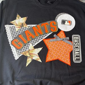 San Francisco Giants custom sweatshirt, crewneck, handmade applique