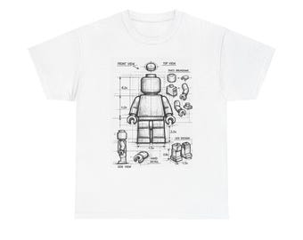 figure Blueprint T-Shirt | Toy Schematic Tee