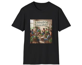 Introverted But Willing To Discuss Plants T-Shirt | Plant Lover Gardening Tee