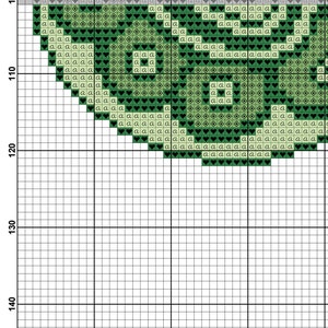 Shamrock cross stitch pattern St Patrick's day cross stitch Clover cross stitch pdf Modern cross stitch pattern Counted cross stitch design image 3