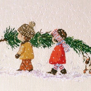 Christmas tree cross stitch pattern Christmas pdf pattern Christmas cross stitch pattern Children cross stitch pattern Children pdf