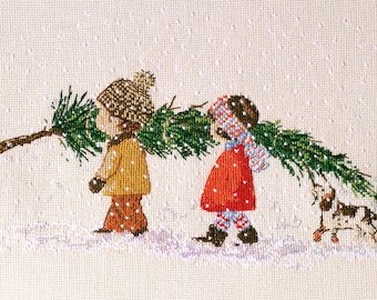 Christmas tree cross stitch pattern Christmas pdf pattern Christmas cross stitch pattern Children cross stitch pattern Children pdf