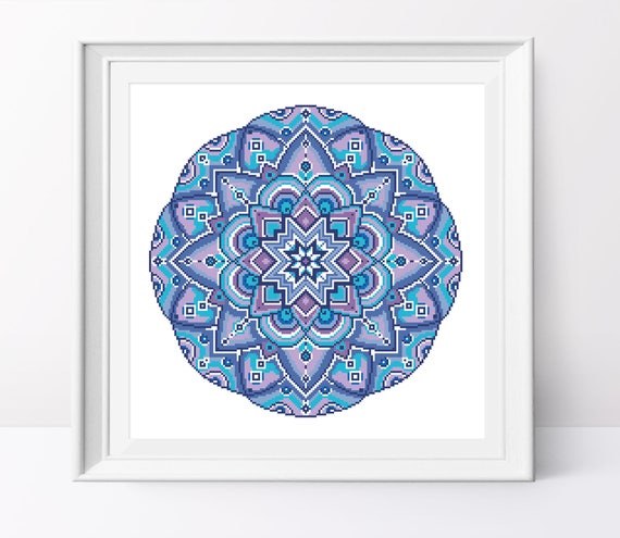 Mandala Cross Stitch Charts