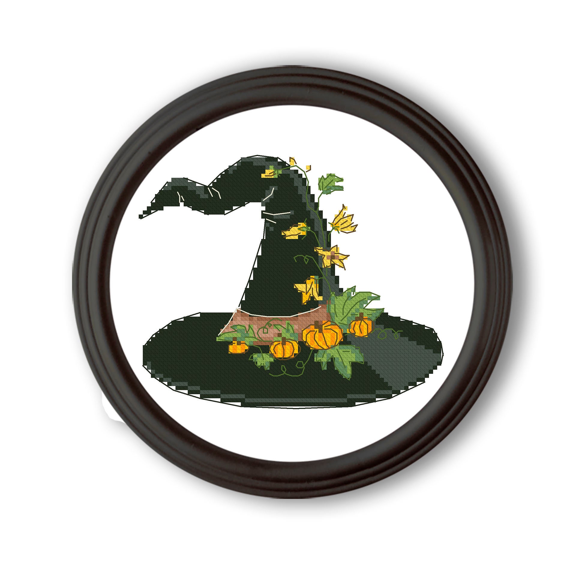 Witch hats set cross stitch pattern Witch hats pdf pattern Etsy España