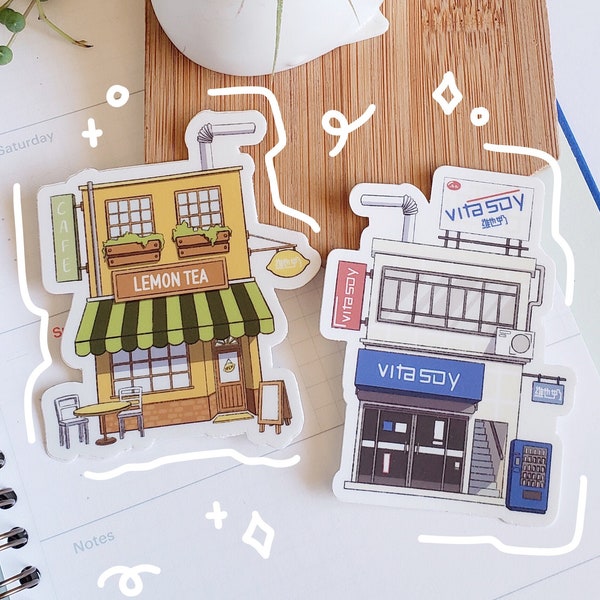 Vita Drinks Building Stickers