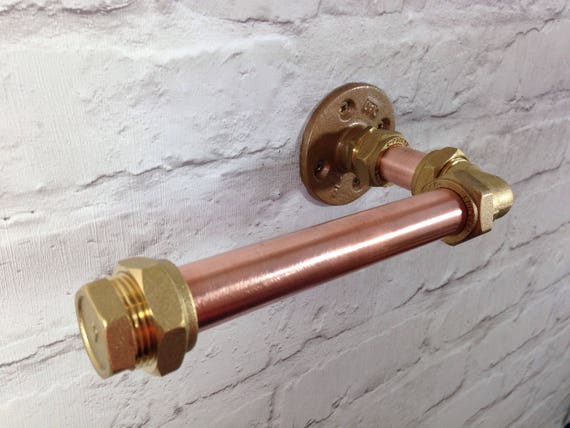 22mm Copper Pipe Brass Fittings Toilet Roll Holder With Etsy