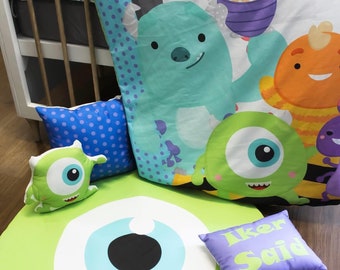 cookie monster crib sheets