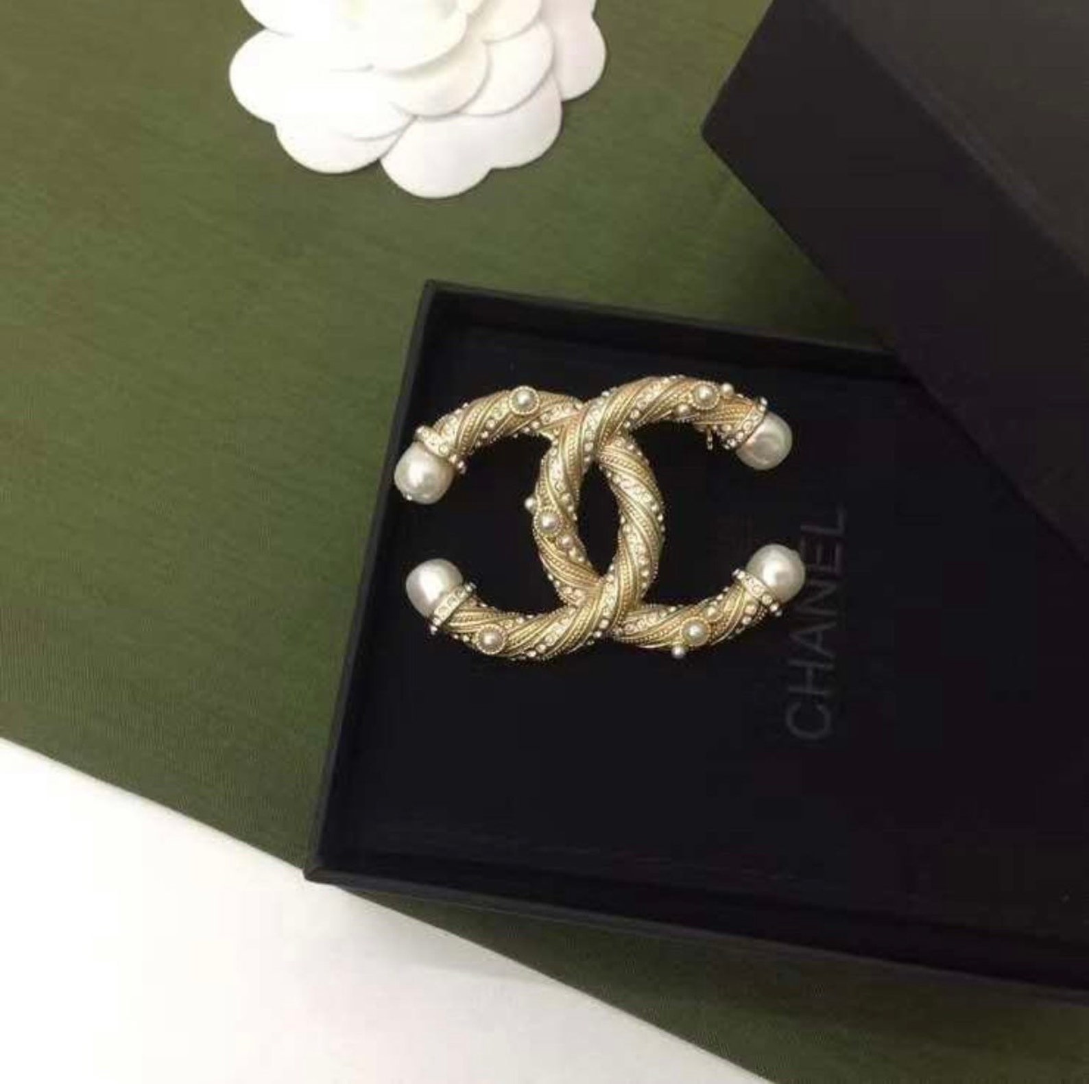 Chanel brooch pin Etsy