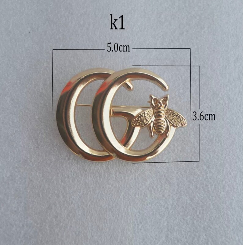 Gucci GG brooch pin Etsy
