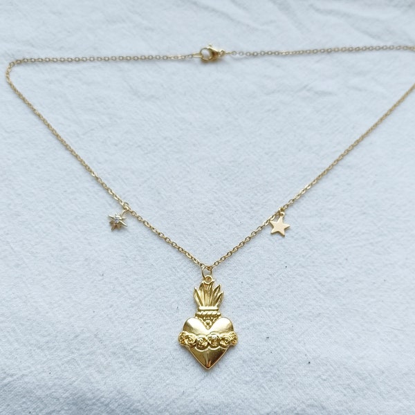 Collier Coeur Exvoto / idée cadeau / anniversaire/ mariage/ Saint Valentin