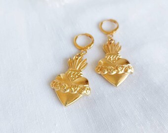 Ex voto Heart earrings / gift idea