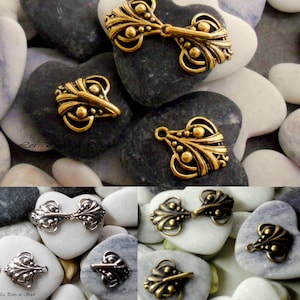 Gold Gold Bronze Silver 4.6 x 2.1 cm hook clasp