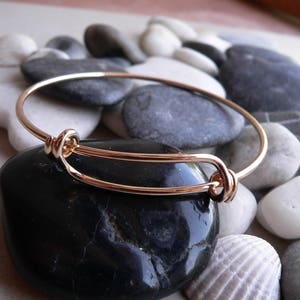 2 bangs bangles stretchy silver or gold metal wire bracelet 60cm image 4