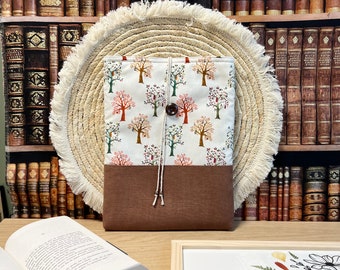 Booksleeve - book pouch - book cover - forest