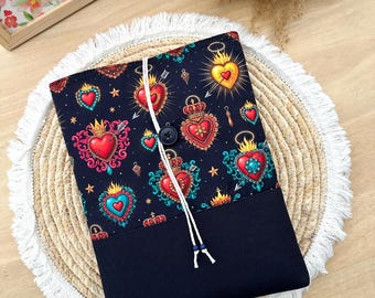 Padded fabric book cover for paperbacks or hardcovers - a bookish gift