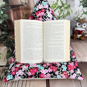 Cojín de lectura - Cuña para libros - Regalo para el lector - Soporte para tableta - Japón