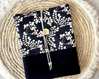 Booksleeve - book pouch - book cover - forest