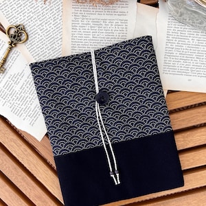 Book pouch - Japanese fabric - e-reader