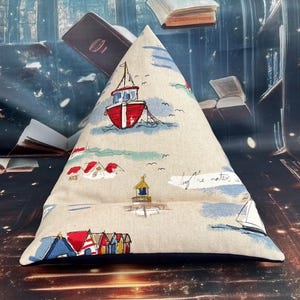 Reading cushion - book wedge - reader gift - tablet holder - boat