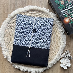 Pochette livre - tissu japonais - liseuse