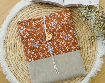 Padded book sleeve – paperback book protector – reader gift – handmade book sleeve – cozy reading accessory – gift idea for women