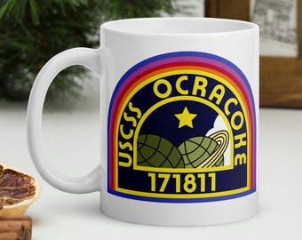 Alien Movie Nostromo Ship Coffee Tea Mug - PERSONALISE - your own ship name and number - CUSTOMISE