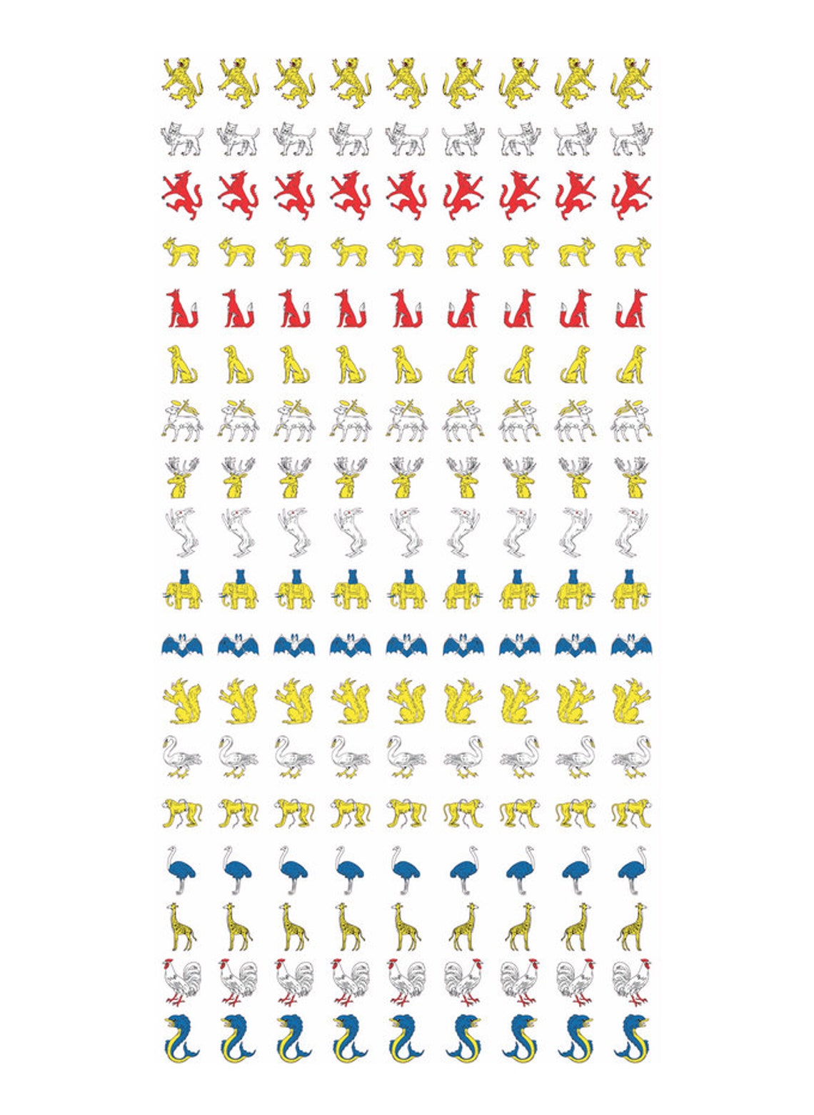 Heraldic Waterslide Decals for Wargaming Etsy