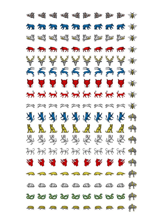 Heraldic Waterslide Decals for Wargaming Series 3 Etsy UK