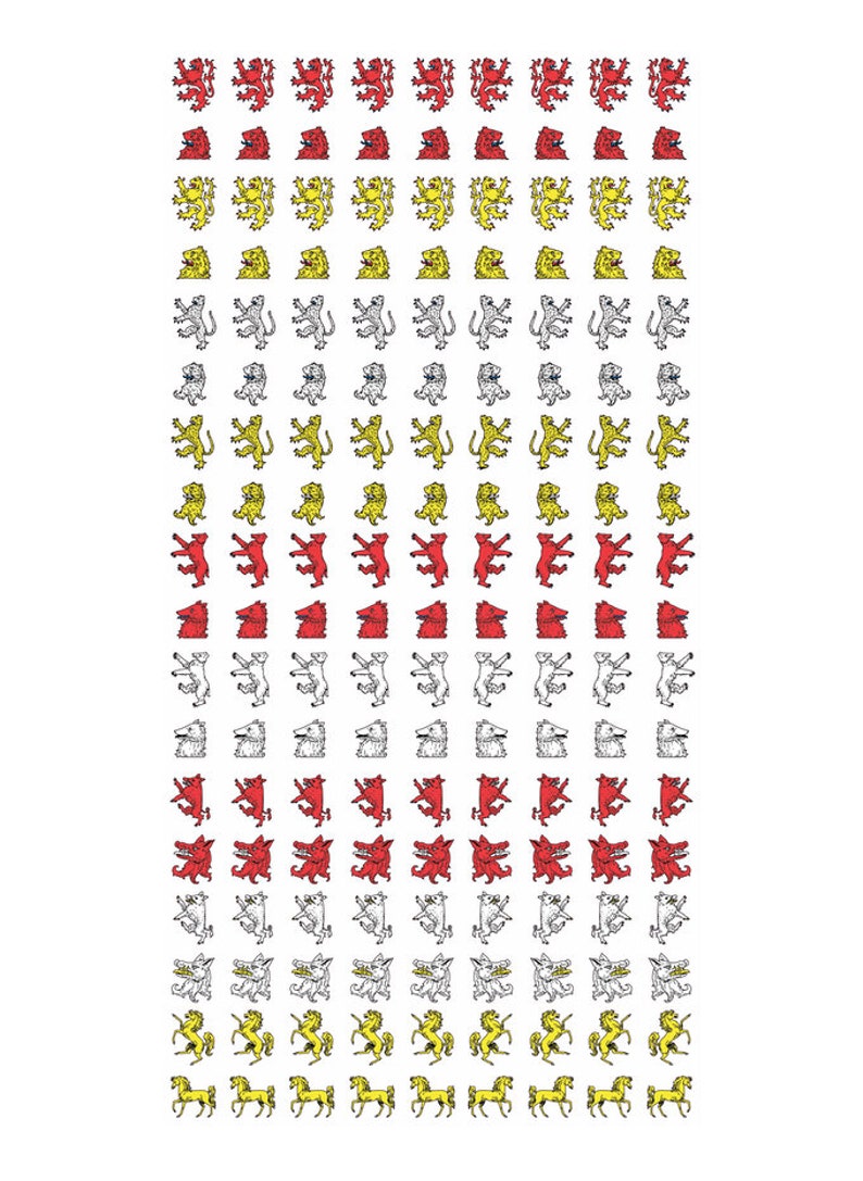 Heraldic Waterslide Decals for Wargaming Etsy