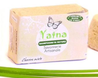 Natural solid shampoo for oily root-dry tips BI NATURE