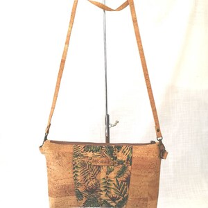 Sac à main en liège,sac en cuir végétal,petit sac à main, sac en bandoulière, sac végane, cuir vegane