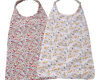 Juego de 2 baberos elásticos grandes para comedor, servilletas infantiles o servilletas de guardería para niños.