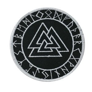 Valknut Futhark Patch