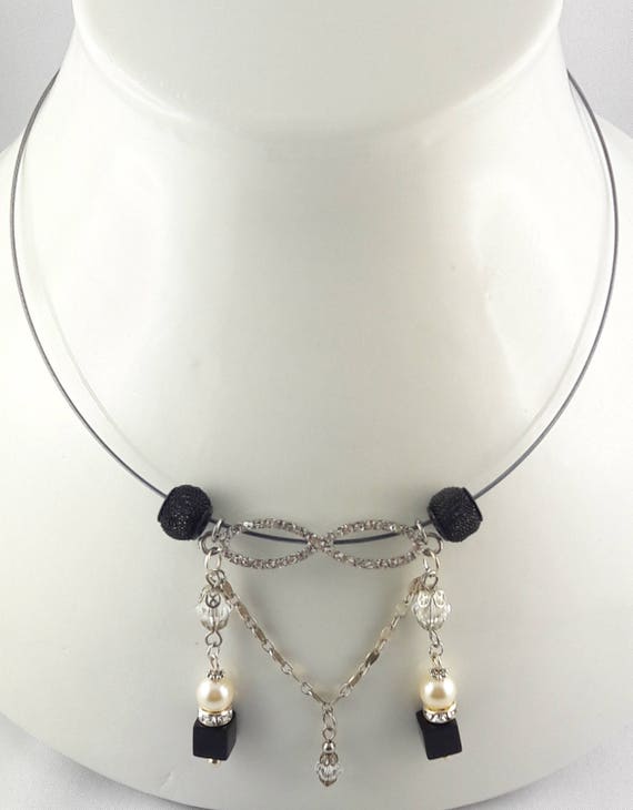 collier ras de cou cable acier collier ras de cou cable acier