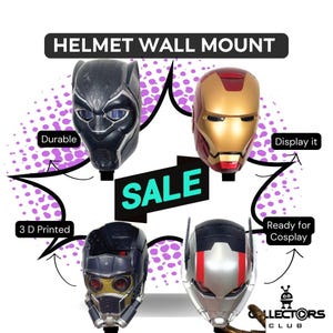 Helmet Wall Mount and Plaques