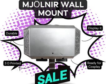 Thor Hammer (Mjolnir) Wall Mount and Plaque!!