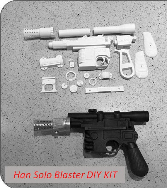 Han Solo Blaster DL-44 DIY 3D printed 