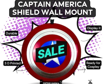Captain America Shield Wall Mount, Plaque and SECRET FILE!!