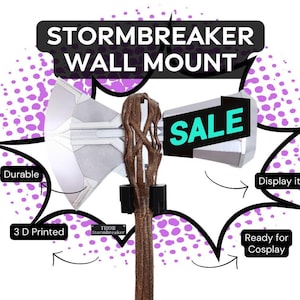 THOR Stormbreaker Wall Mount and plaque