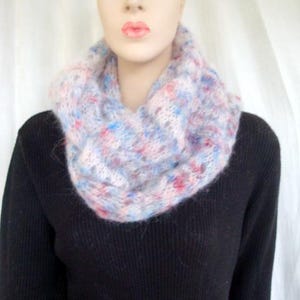 Snood Schal Snood Mohair Alpaka handgefertigt
