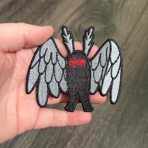 Mothman Meme Embroidered Patch