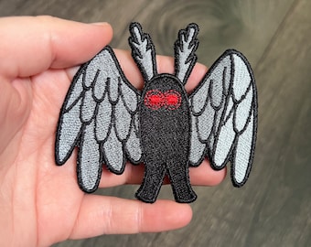 Mothman Meme Embroidered Patch