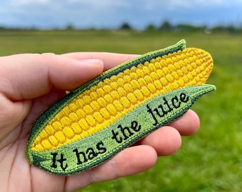Corn Song Meme Embroidered Patch