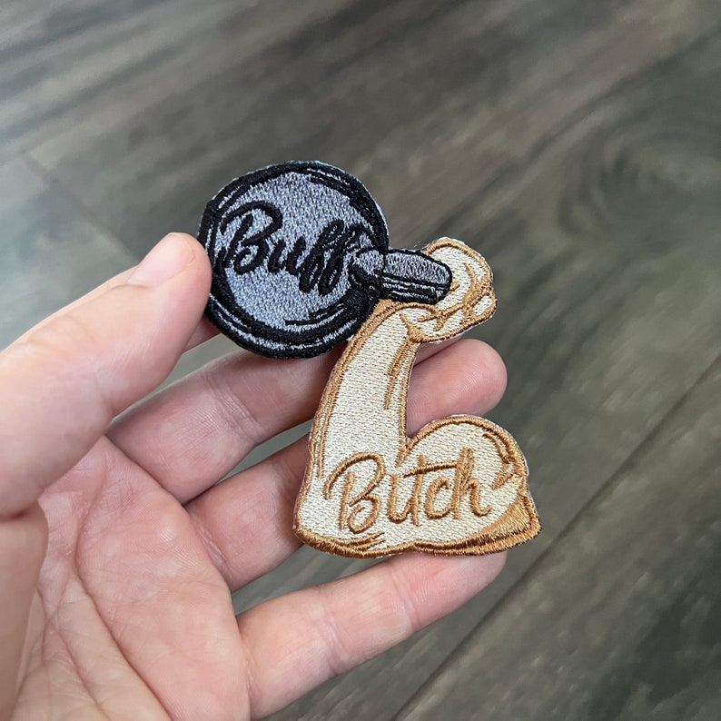 Buff Btch Embroidered Patch - Etsy