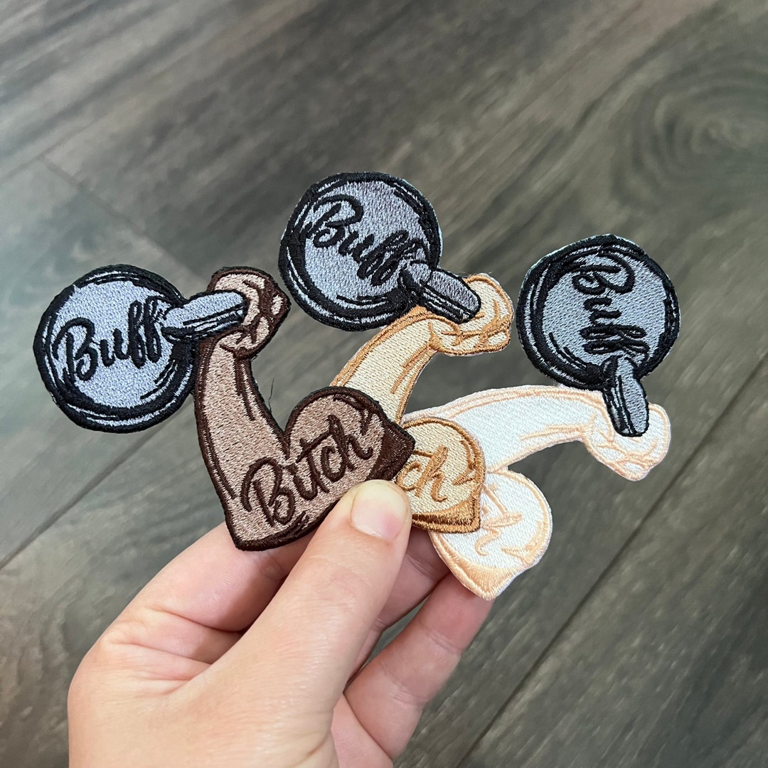 Buff B*tch Embroidered Patch - Etsy