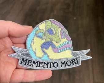 Memento Mori Embroidered Patch